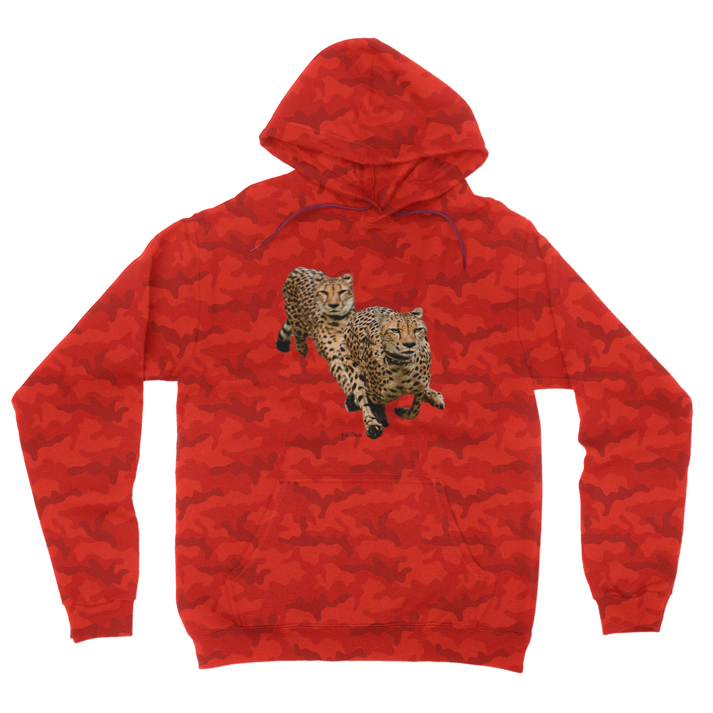 The Cheetah Brothers Camouflage Adult Hoodie