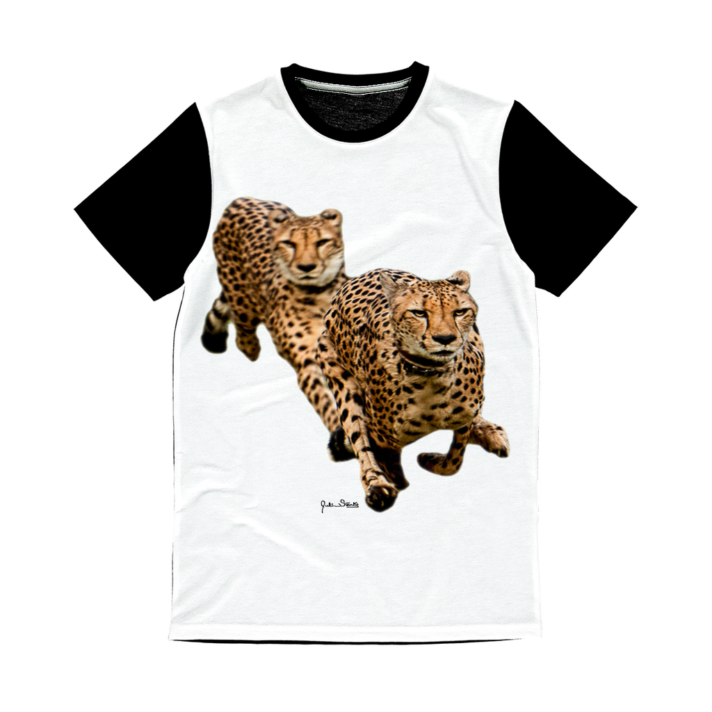 The Cheetah Brothers Classic Sublimation Panel T-Shirt