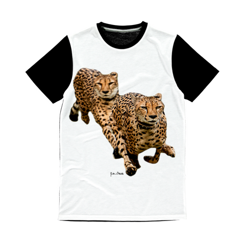 The Cheetah Brothers Classic Sublimation Panel T-Shirt