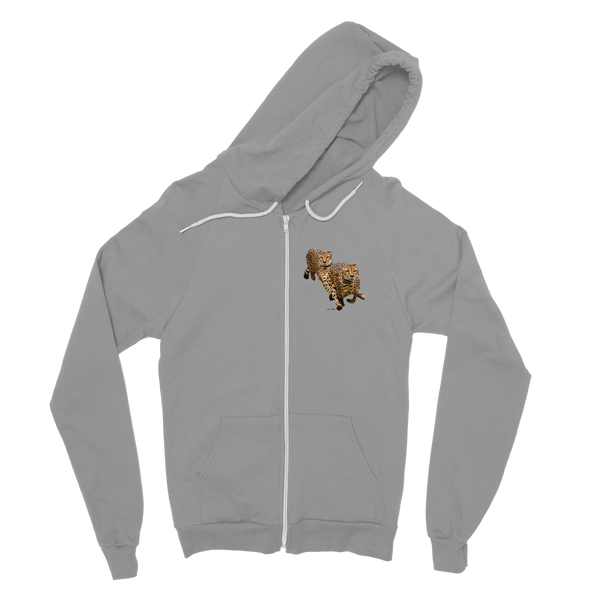 The Cheetah Brothers Classic Adult Zip Hoodie