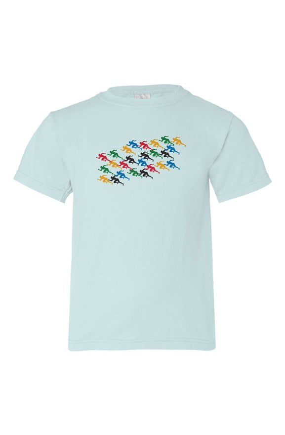 "Running Men" Organic Kids T Shirt