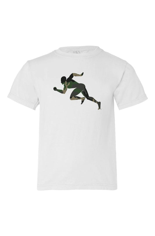 Camouflage "Running Men" Organic Kids T Shirt