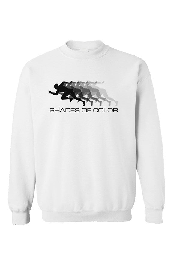 Shadows of "Running Man" Midweight Fleece ShortsUnisex Gildan Crewneck