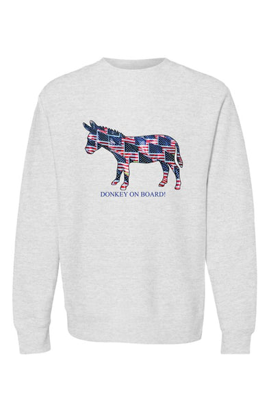 DONKEY IN FLAGS Crewneck