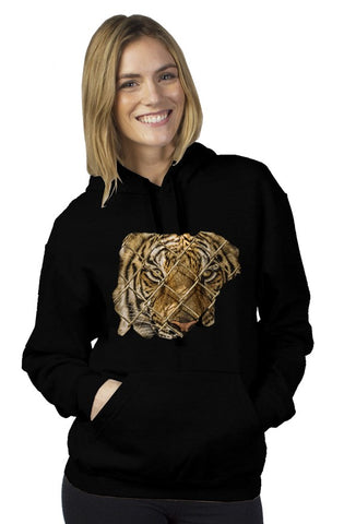 "Caged Tiger" unisex tultex pullover hoody