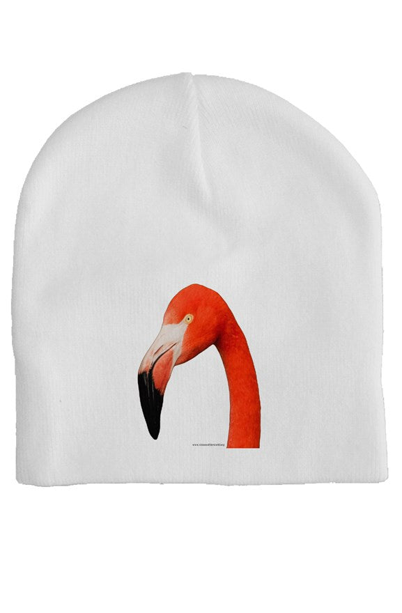 Flamingo skull cap