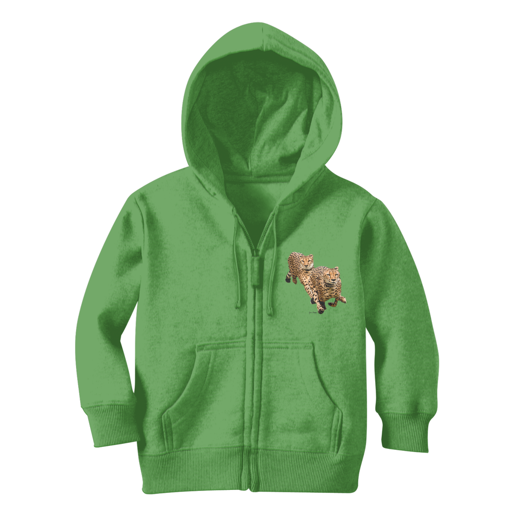 The Cheetah Brothers Classic Kids Zip Hoodie