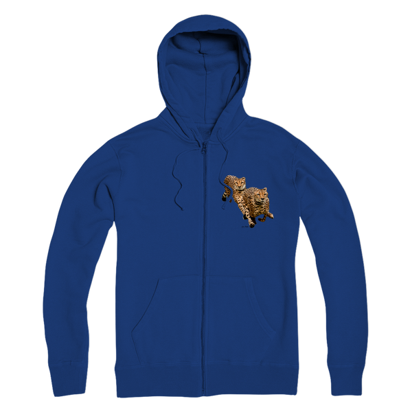The Cheetah Brothers Premium Adult Zip Hoodie