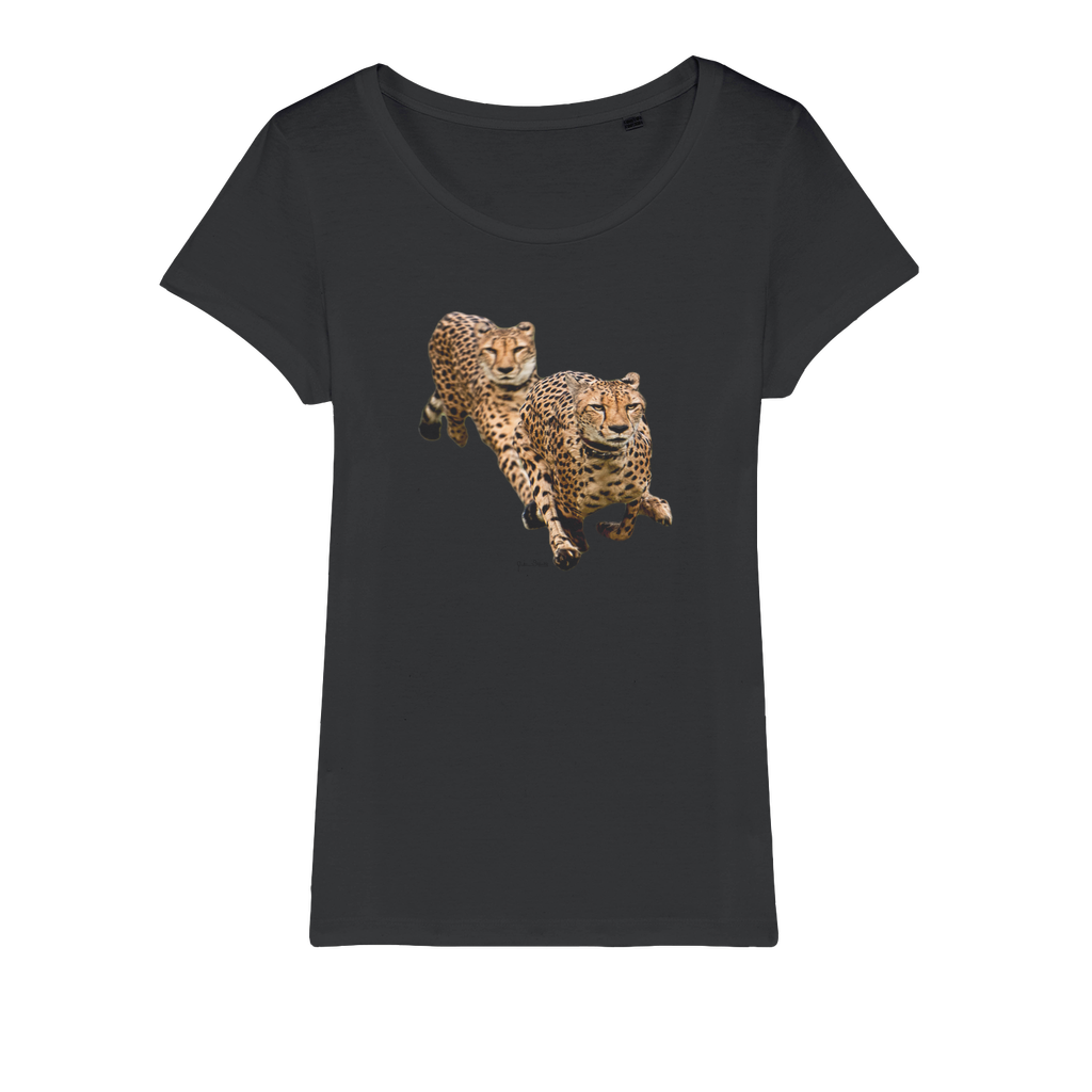 The Cheetah Brothers Organic Jersey Womens T-Shirt