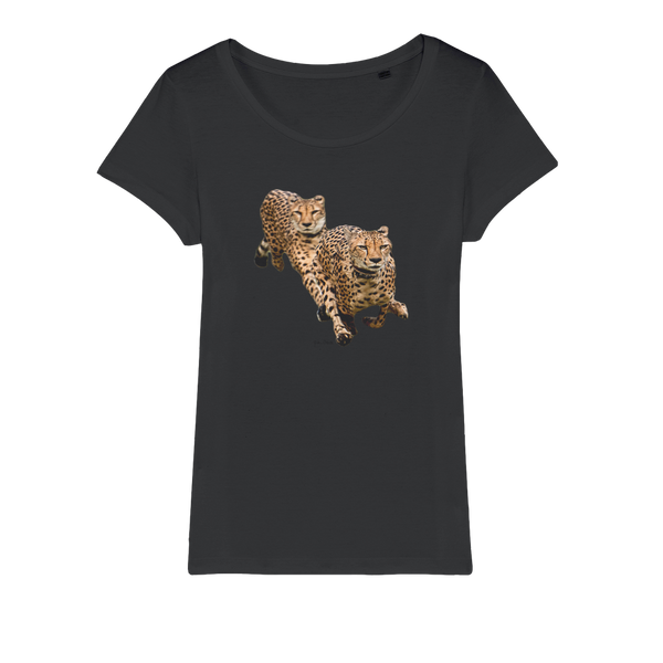 The Cheetah Brothers Organic Jersey Womens T-Shirt