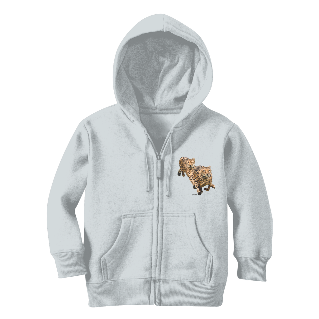 The Cheetah Brothers Classic Kids Zip Hoodie