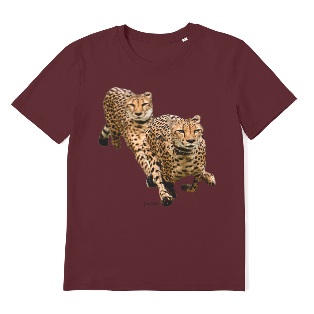 The Cheetah Brothers Premium Organic Adult T-Shirt
