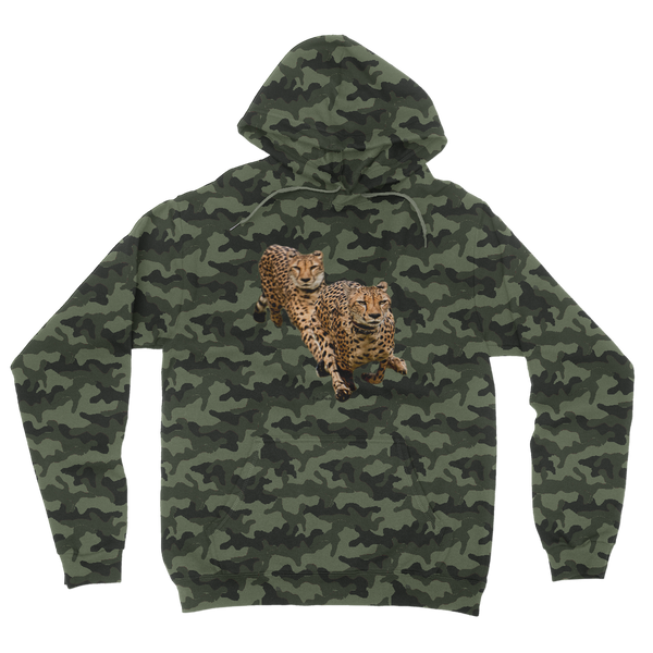 The Cheetah Brothers Camouflage Adult Hoodie