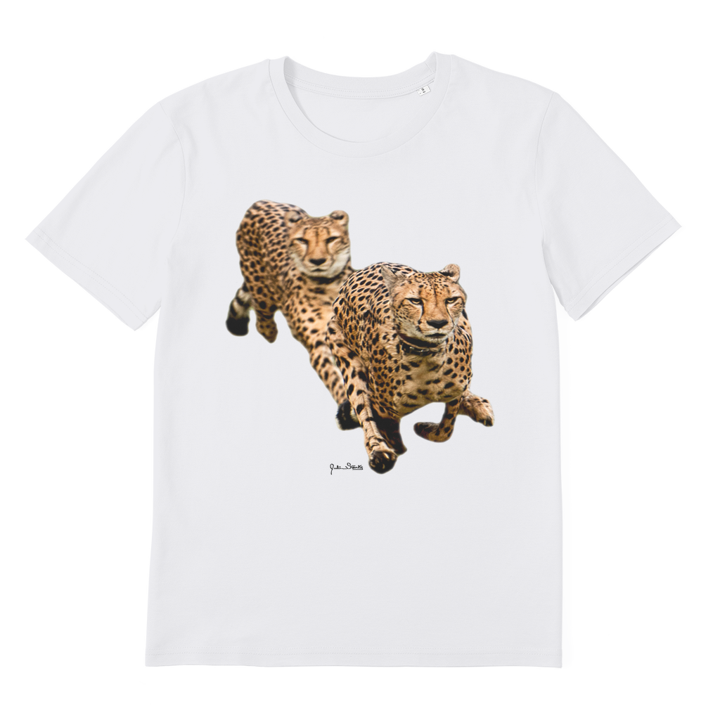 The Cheetah Brothers Premium Organic Adult T-Shirt