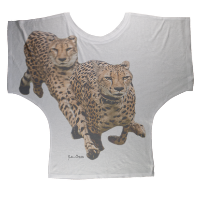 The Cheetah Brothers Sublimation Batwing Top
