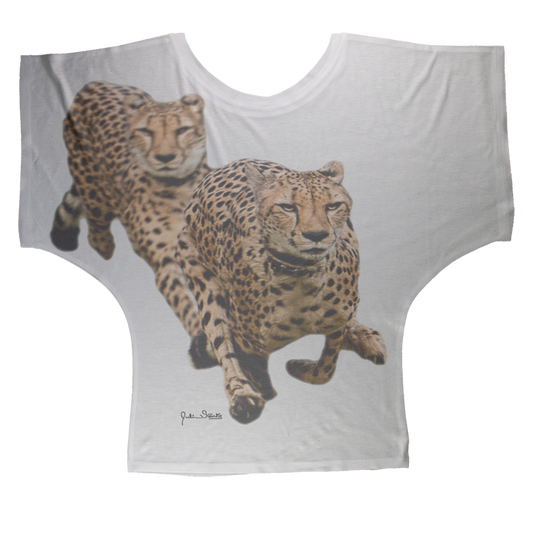 The Cheetah Brothers Sublimation Batwing Top