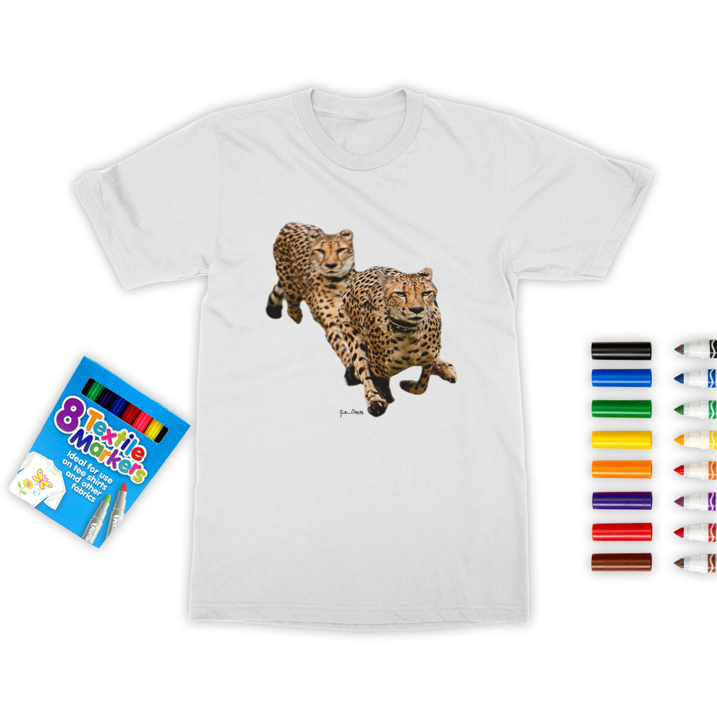 The Cheetah Brothers Colouring T-Shirt