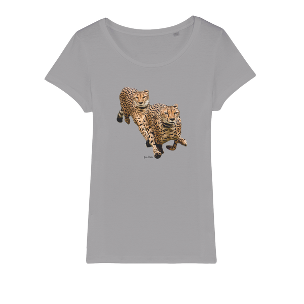The Cheetah Brothers Organic Jersey Womens T-Shirt