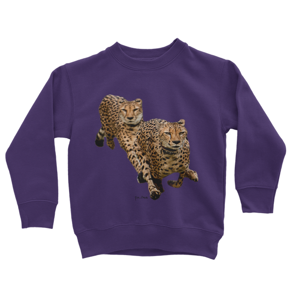 The Cheetah Brothers Classic Kids Sweatshirt