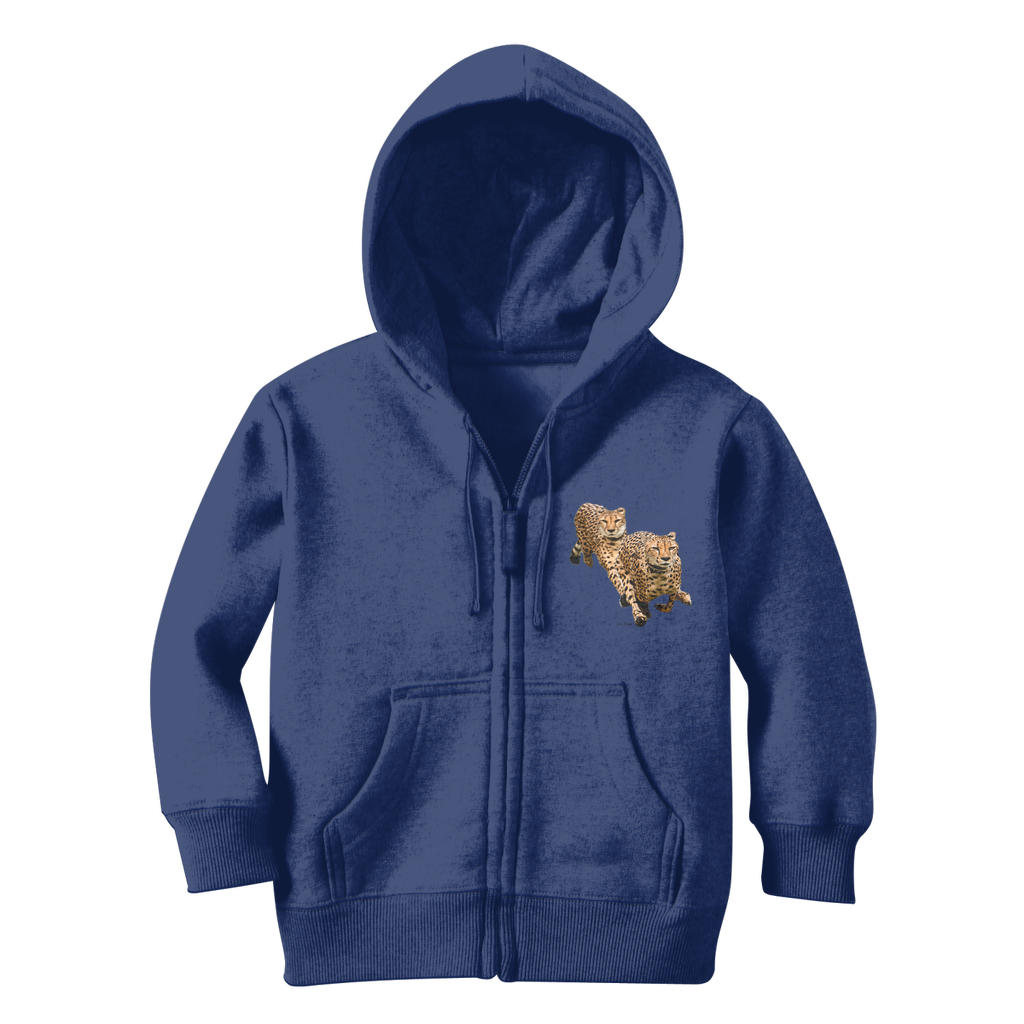 The Cheetah Brothers Classic Kids Zip Hoodie