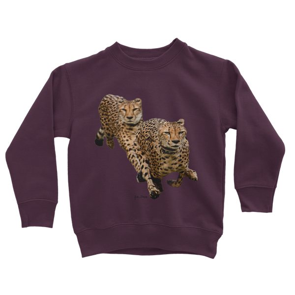The Cheetah Brothers Classic Kids Sweatshirt