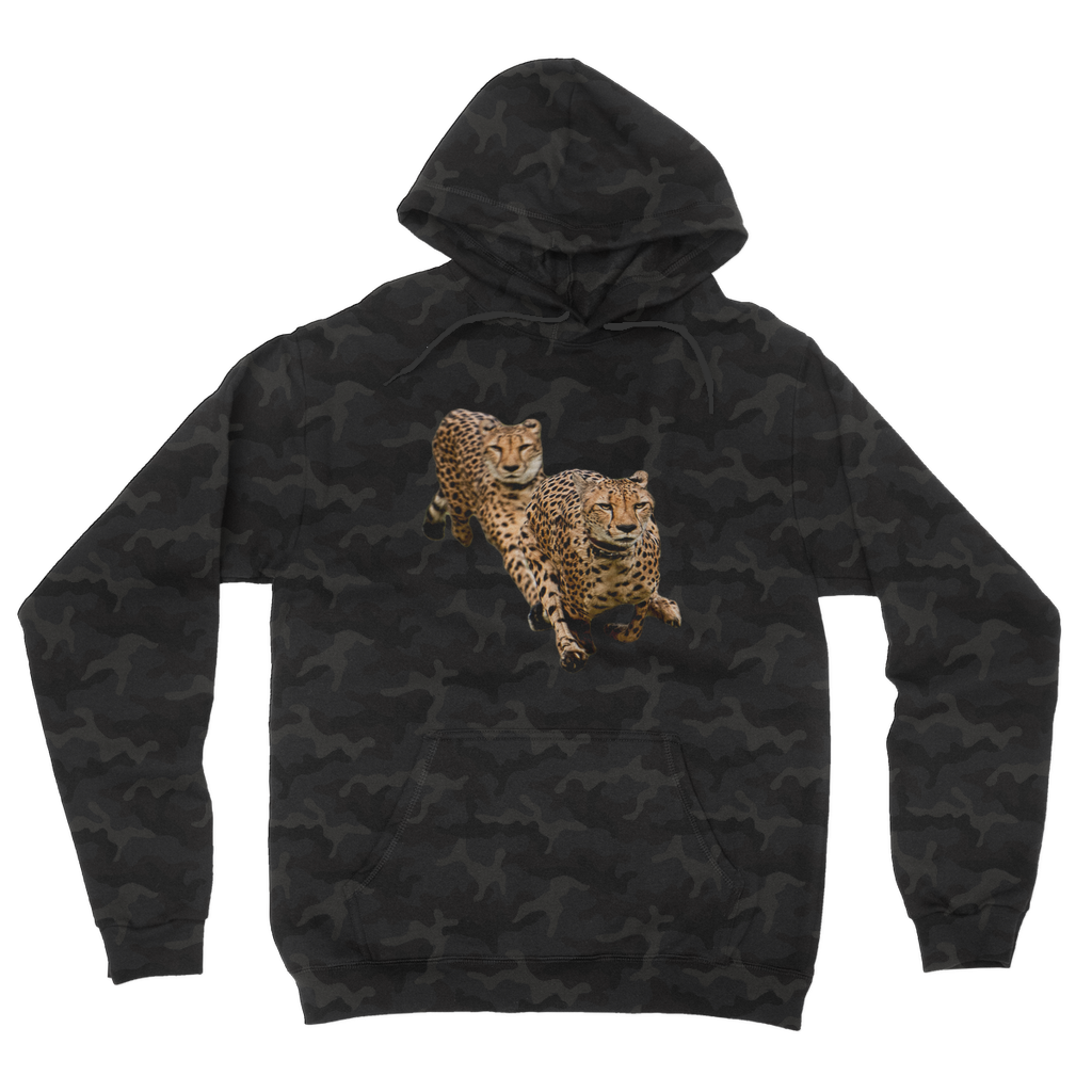 The Cheetah Brothers Camouflage Adult Hoodie