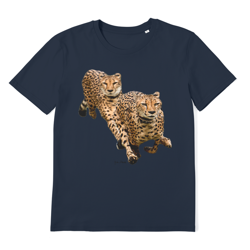 The Cheetah Brothers Premium Organic Adult T-Shirt