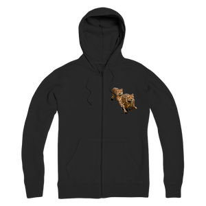 The Cheetah Brothers Premium Adult Zip Hoodie