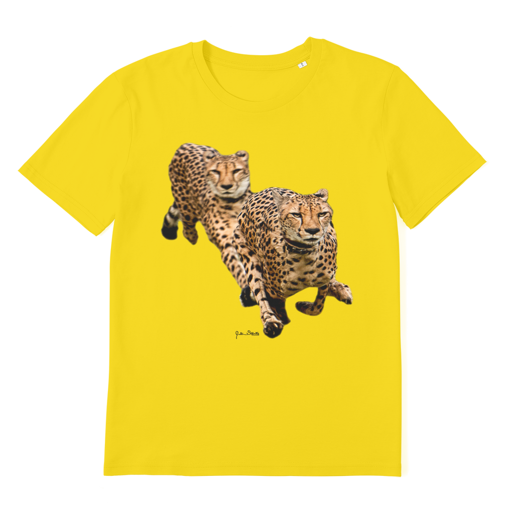 The Cheetah Brothers Premium Organic Adult T-Shirt