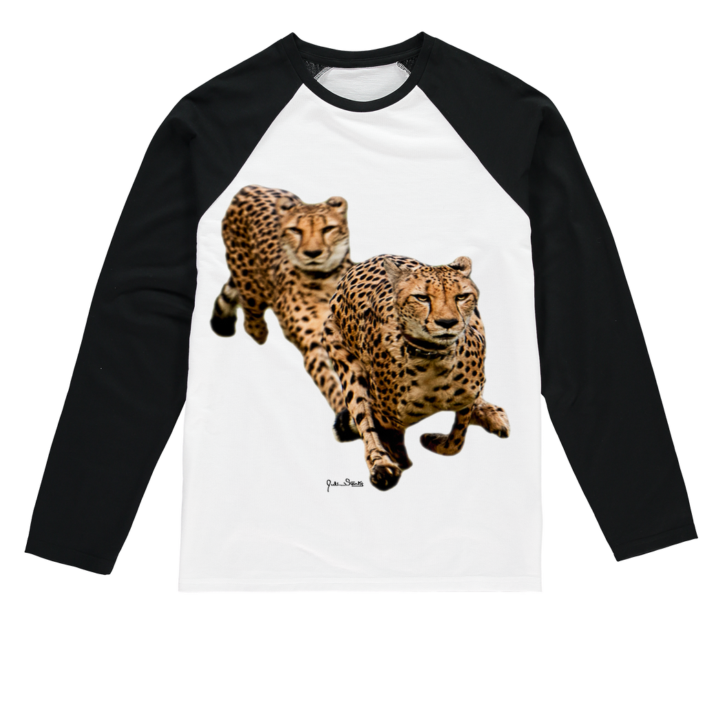 The Cheetah Brothers Sublimation Baseball Long Sleeve T-Shirt