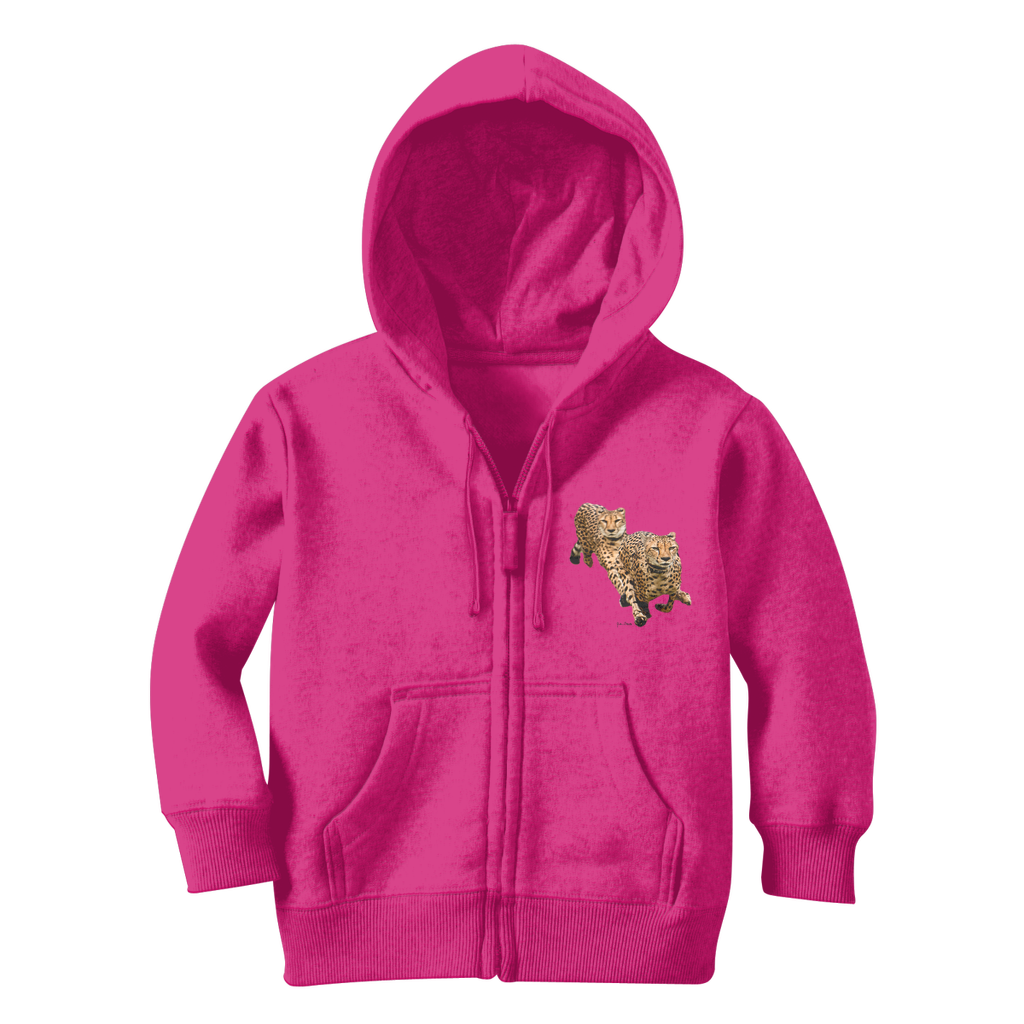The Cheetah Brothers Classic Kids Zip Hoodie