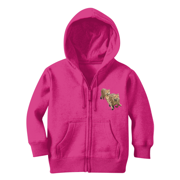 The Cheetah Brothers Classic Kids Zip Hoodie
