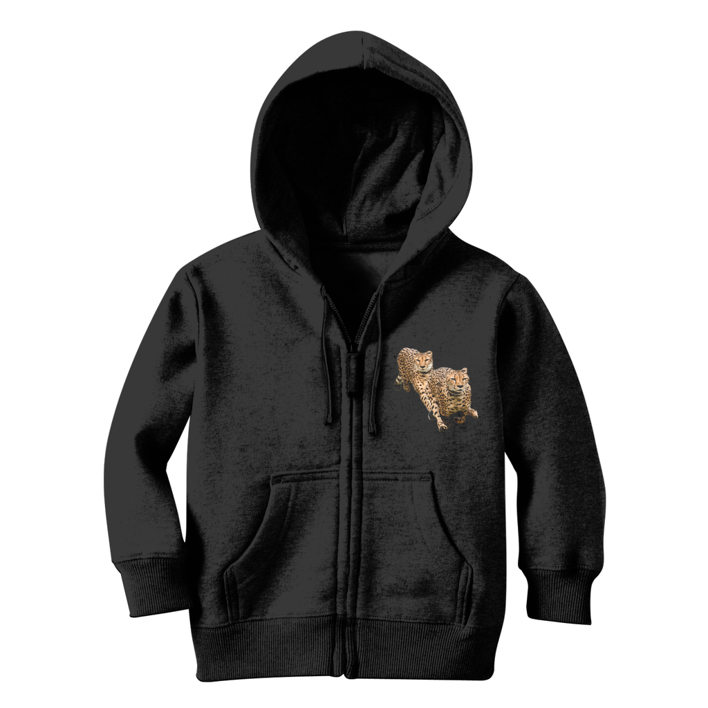 The Cheetah Brothers Classic Kids Zip Hoodie