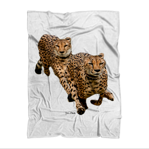 The Cheetah Brothers Sublimation Throw Blanket