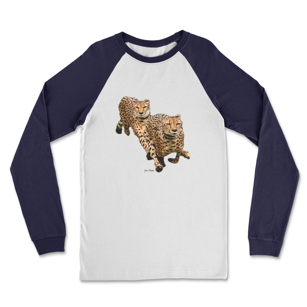 The Cheetah Brothers Classic Raglan Long Sleeve Shirt