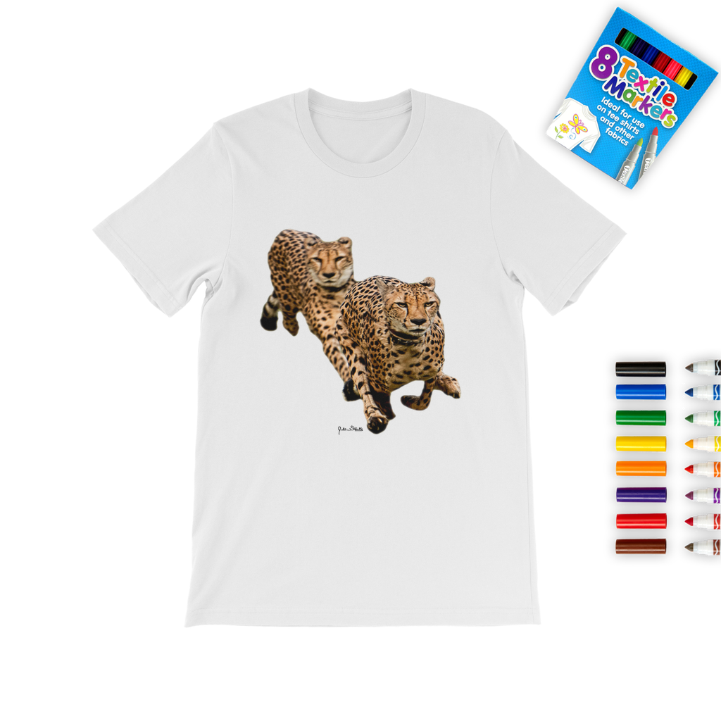 The Cheetah Brothers Colouring T-Shirt