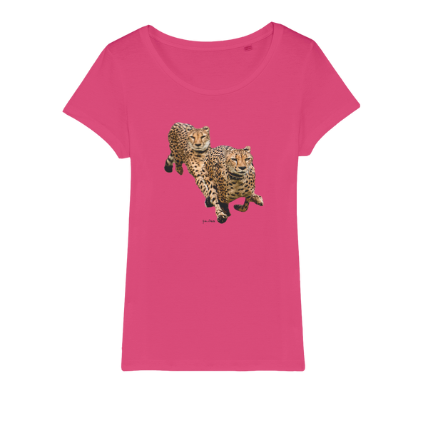The Cheetah Brothers Organic Jersey Womens T-Shirt