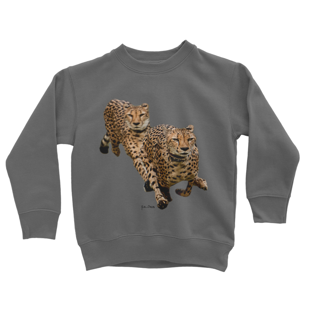 The Cheetah Brothers Classic Kids Sweatshirt