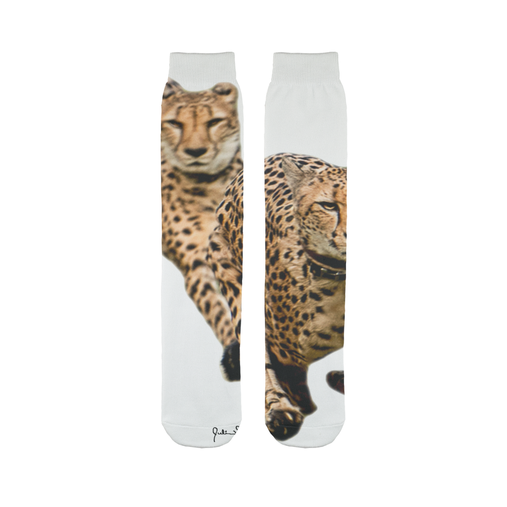 The Cheetah Brothers Sublimation Tube Sock
