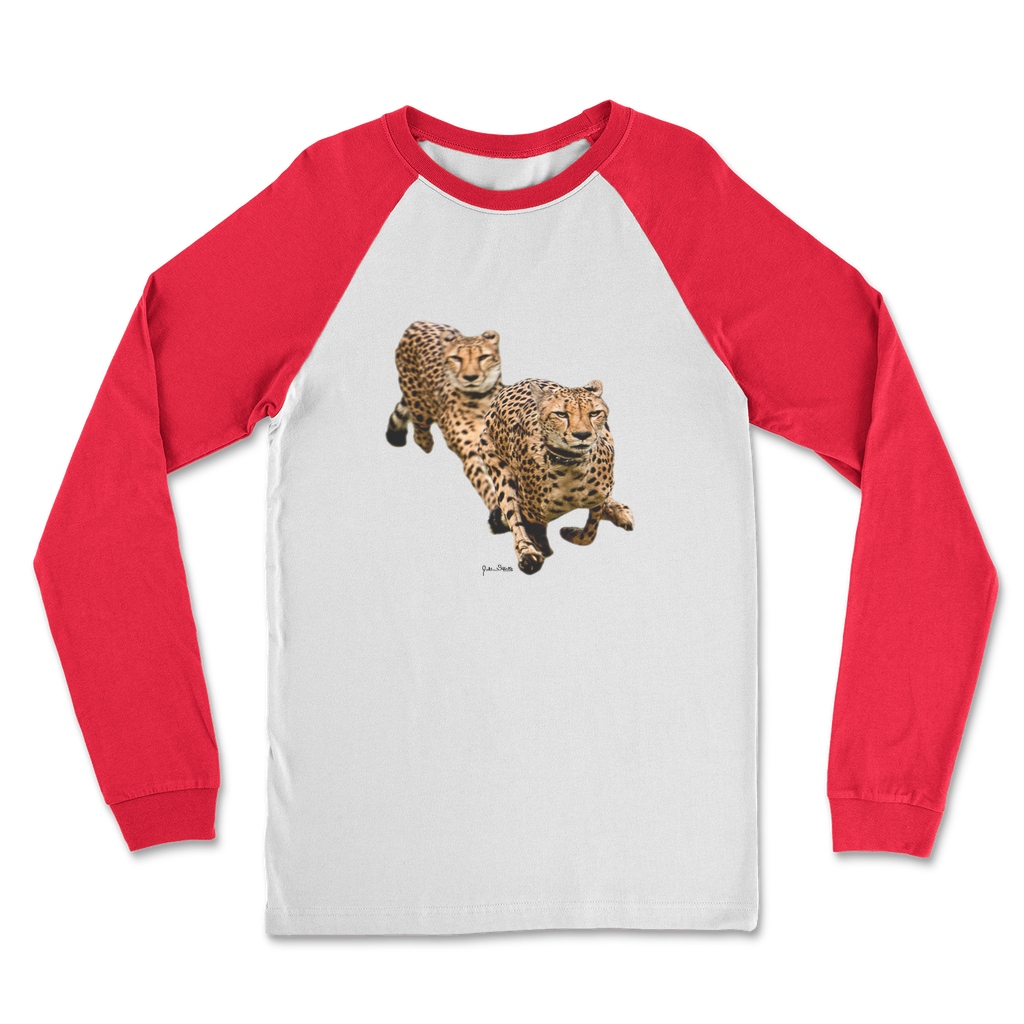 The Cheetah Brothers Classic Raglan Long Sleeve Shirt