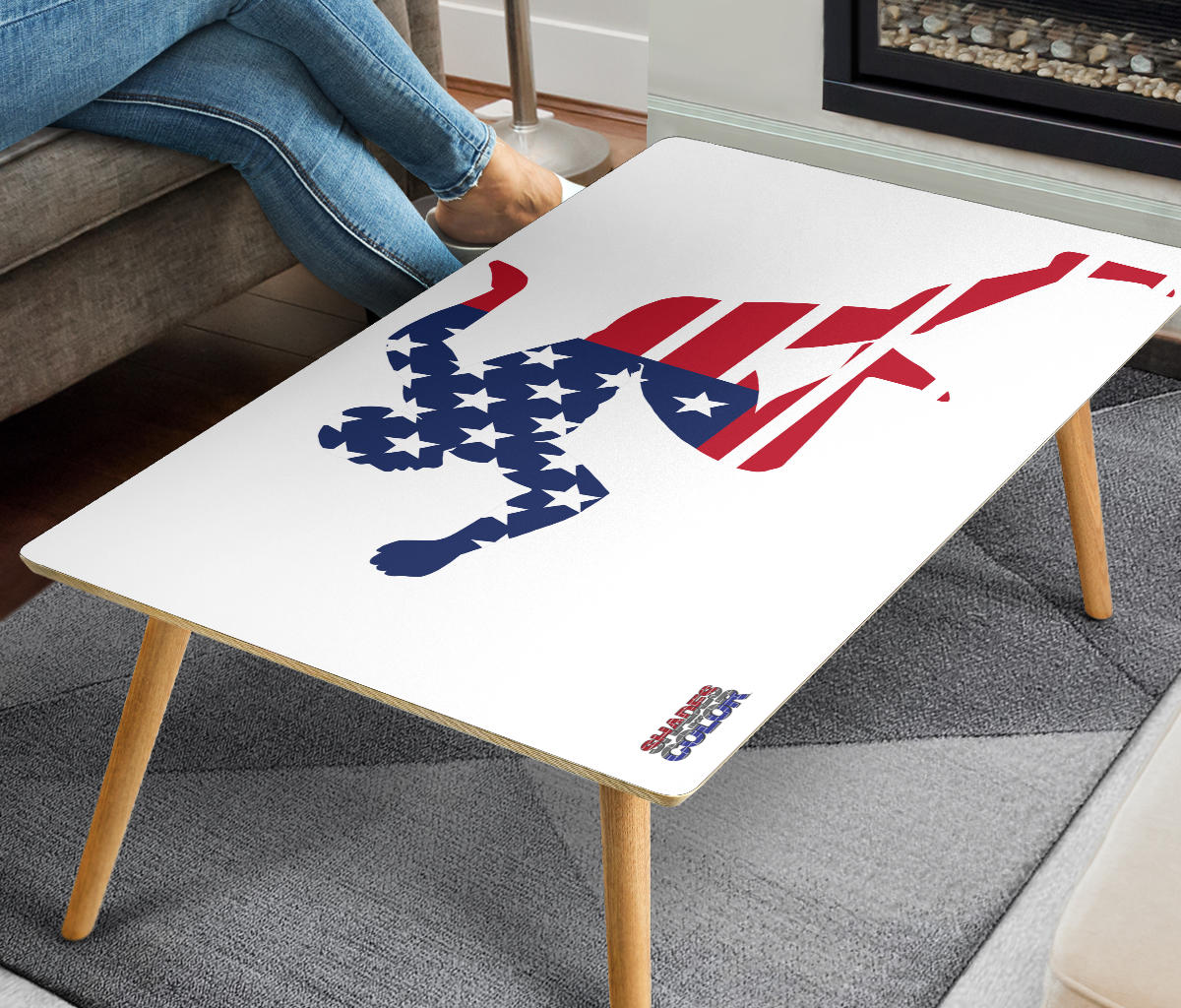 "Running Man" in Stars & Stripes