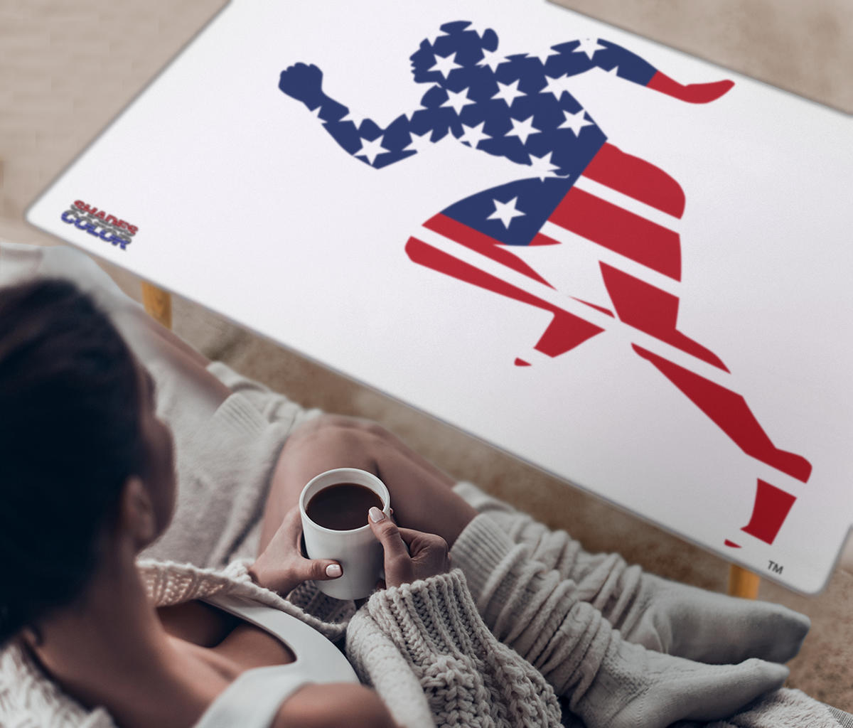 "Running Man" in Stars & Stripes