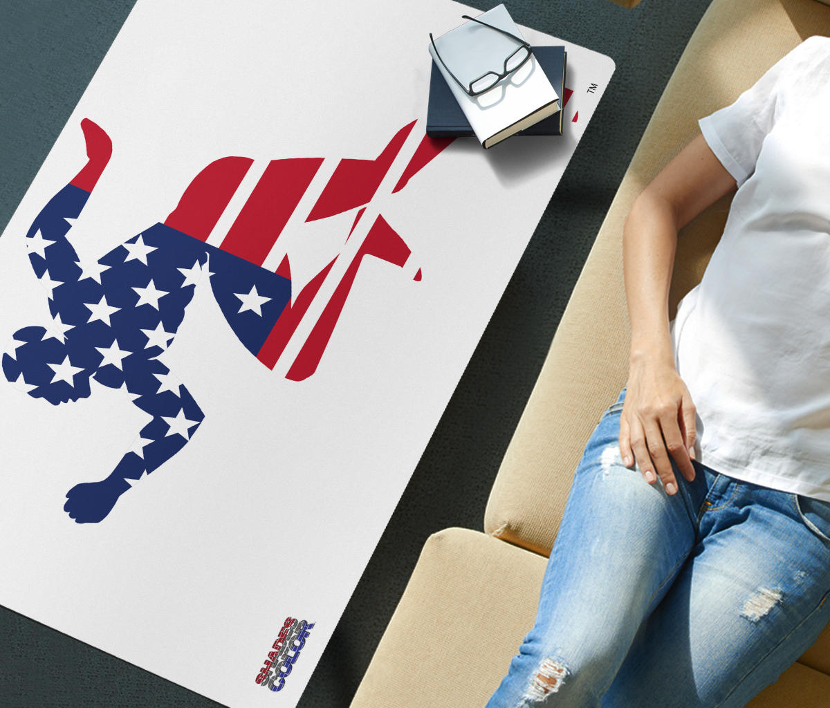 "Running Man" in Stars & Stripes