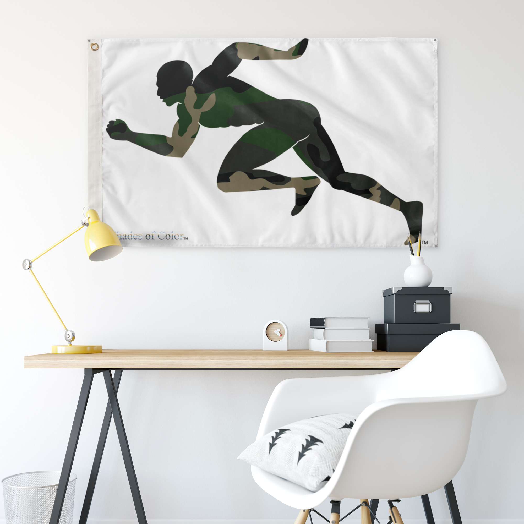 Camouflage "Running Man" Flag of Freedom