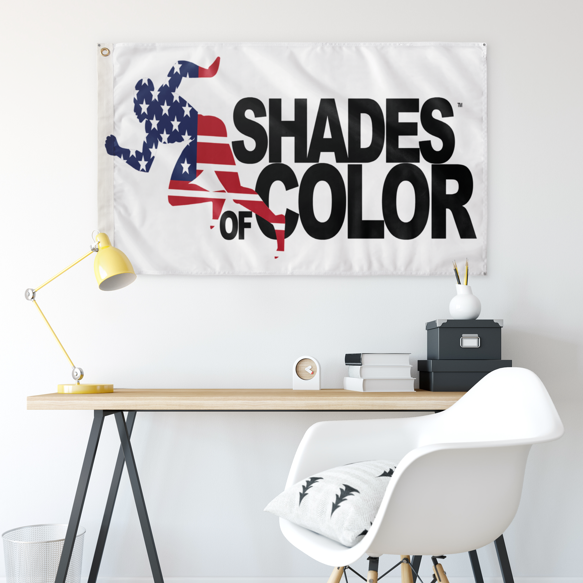 Shades of Color - "Running Man" in Stars & Stripes