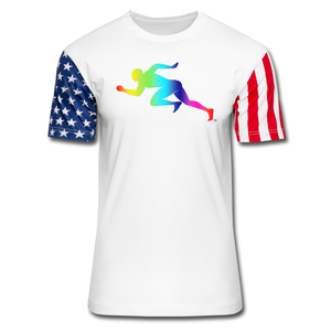 Unisex Stars & Stripes T-Shirt - white