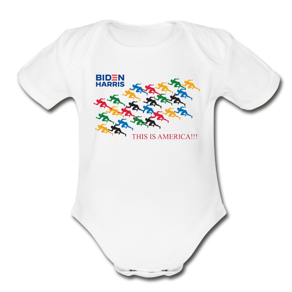 Biden/Harris An Awesome "This is America" Baby Bodysuit! - white