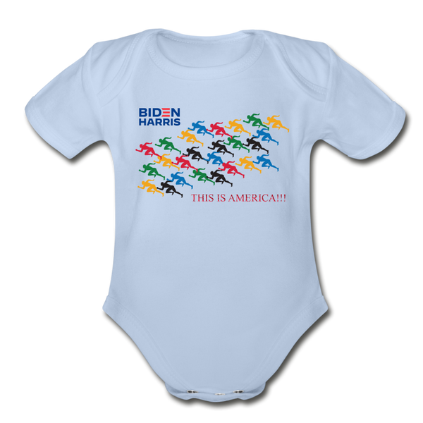 Biden/Harris An Awesome "This is America" Baby Bodysuit! - sky